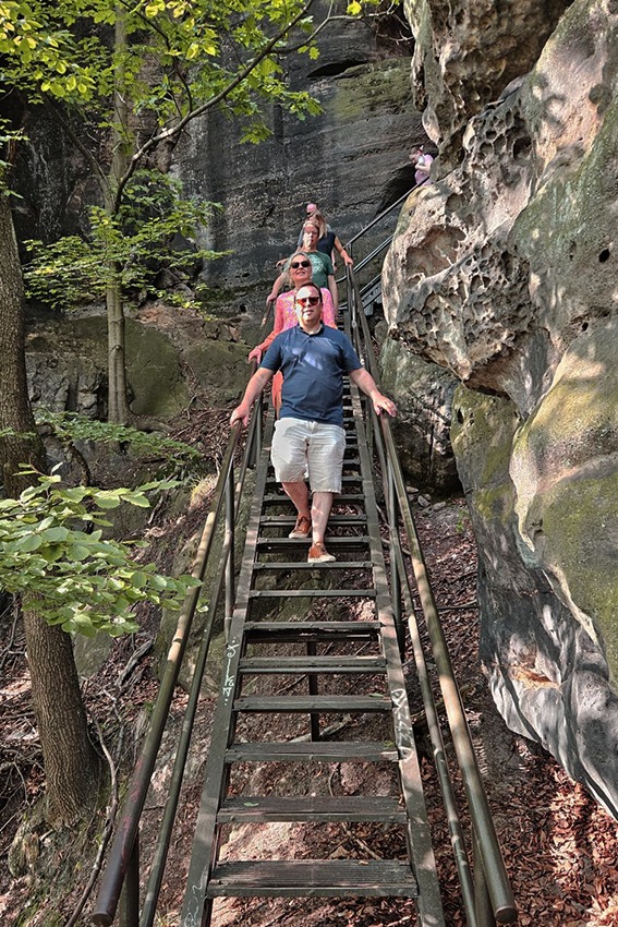 Battke Grünberg Mitarbeitende in der Sächsischen Schweiz